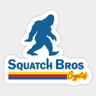 Squatch Bros Sasquatch Big Foot Coffee Cryptids Sticker